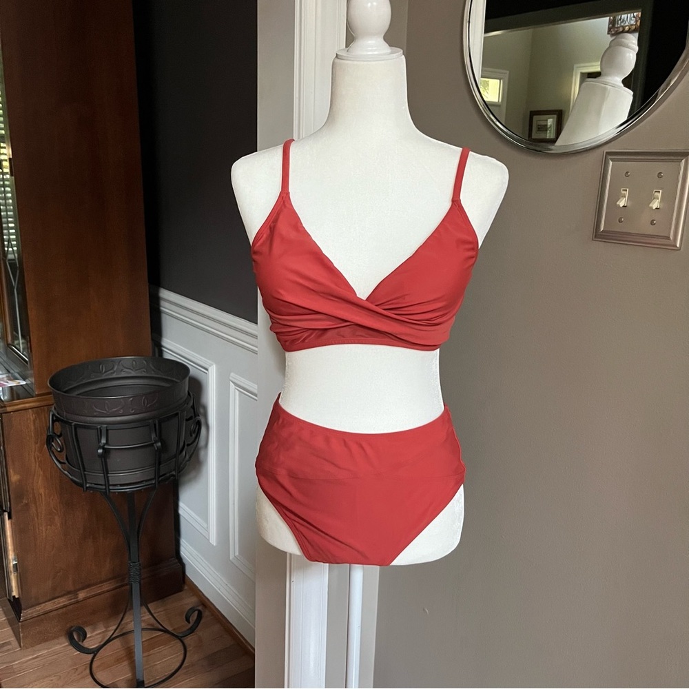 Cupshe high-waisted bikini- size medium